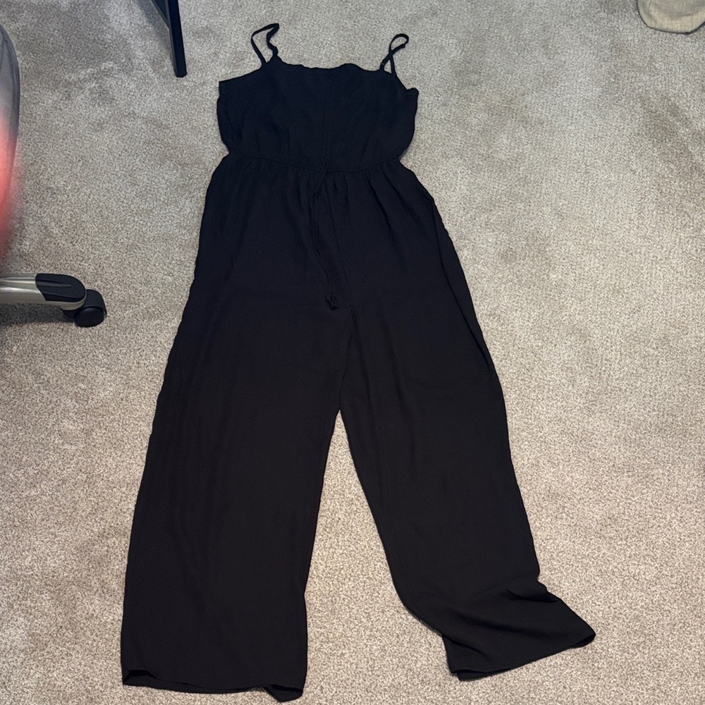 Elegant Sheer Black Jumpsuit